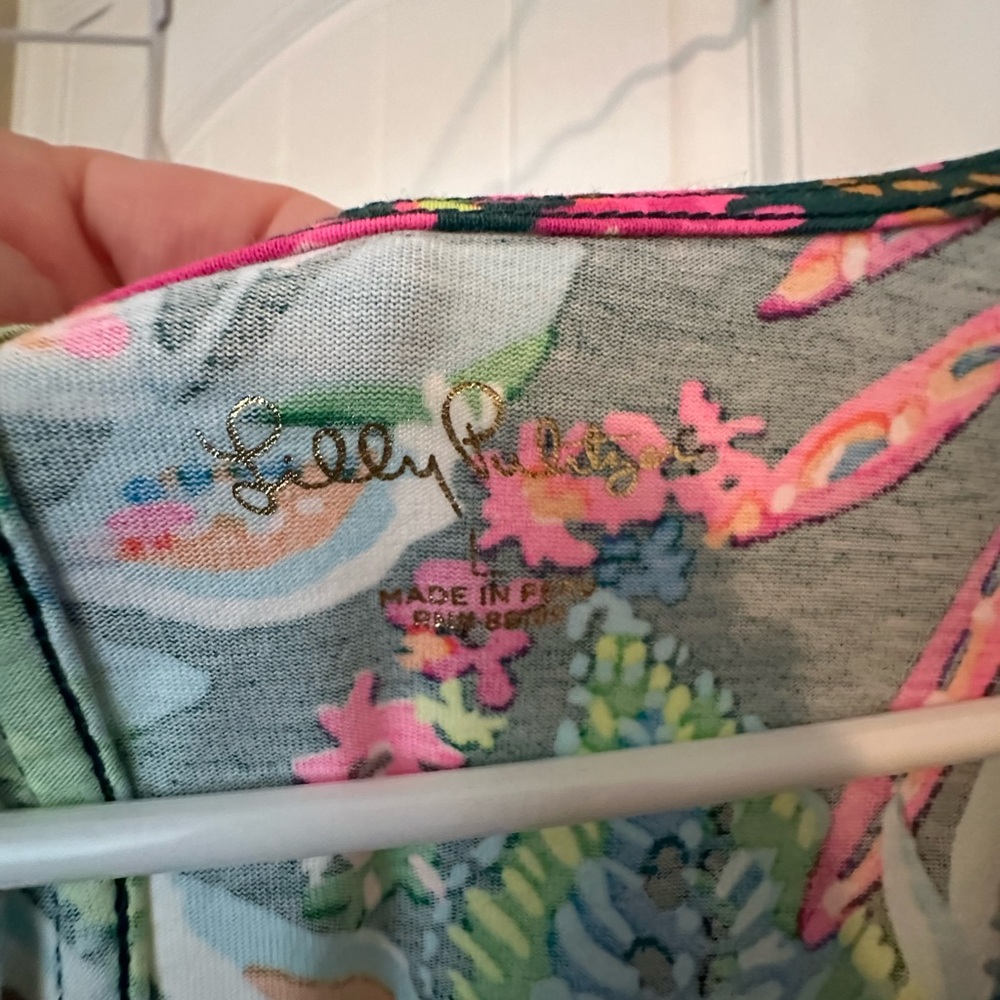 EUC- Large- Lilly Pulitzer Multicolor Floral Dress